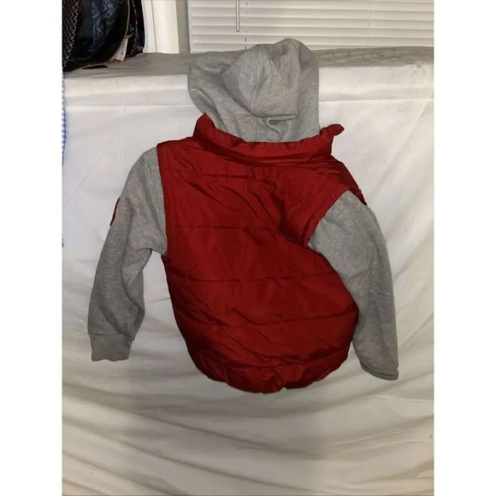 Kids‎ Levi's 2fer Puff VestRed Grey Small